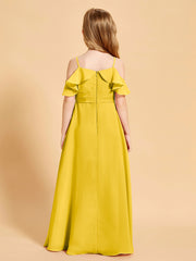 Off the Shoulder Bridesmaid Dresses for Juniors Marigold