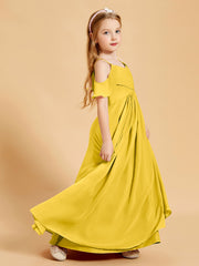 Off the Shoulder Bridesmaid Dresses for Juniors Marigold
