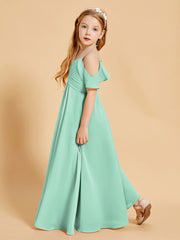 Off the Shoulder Bridesmaid Dresses for Juniors Mint Green