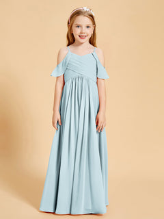 Off the Shoulder Bridesmaid Dresses for Juniors Mist