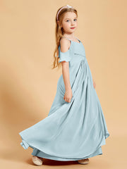 Off the Shoulder Bridesmaid Dresses for Juniors Mist