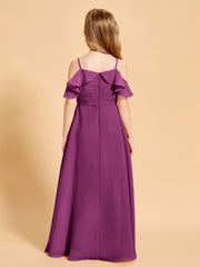 Off the Shoulder Bridesmaid Dresses for Juniors Orchid