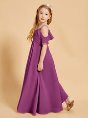Off the Shoulder Bridesmaid Dresses for Juniors Orchid