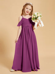 Off the Shoulder Bridesmaid Dresses for Juniors Orchid