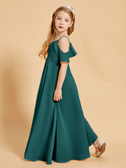 Off the Shoulder Bridesmaid Dresses for Juniors Peacock