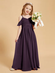Off the Shoulder Bridesmaid Dresses for Juniors Plum