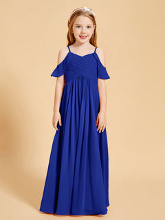 Off the Shoulder Bridesmaid Dresses for Juniors Royal Blue