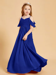 Off the Shoulder Bridesmaid Dresses for Juniors Royal Blue