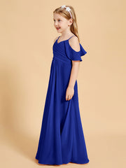 Off the Shoulder Bridesmaid Dresses for Juniors Royal Blue