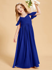 Off the Shoulder Bridesmaid Dresses for Juniors Royal Blue
