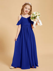 Off the Shoulder Bridesmaid Dresses for Juniors Royal Blue