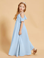 Off the Shoulder Bridesmaid Dresses for Juniors Sky Blue