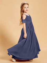 Off the Shoulder Bridesmaid Dresses for Juniors Stormy