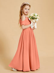 Off the Shoulder Bridesmaid Dresses for Juniors Sunset