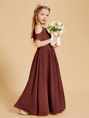 Off the Shoulder Bridesmaid Dresses for Juniors Terracotta