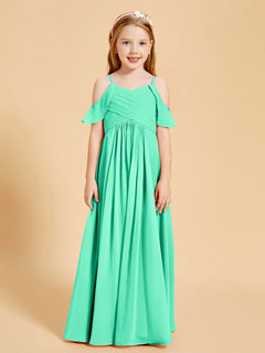 Off the Shoulder Bridesmaid Dresses for Juniors Turquoise