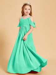 Off the Shoulder Bridesmaid Dresses for Juniors Turquoise