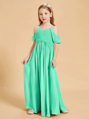 Off the Shoulder Bridesmaid Dresses for Juniors Turquoise