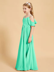 Off the Shoulder Bridesmaid Dresses for Juniors Turquoise