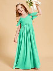 Off the Shoulder Bridesmaid Dresses for Juniors Turquoise