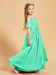 Off the Shoulder Bridesmaid Dresses for Juniors Turquoise