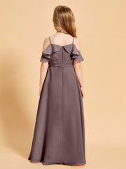 Off the Shoulder Bridesmaid Dresses for Juniors Vintage Mauve