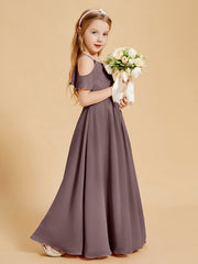 Off the Shoulder Bridesmaid Dresses for Juniors Vintage Mauve
