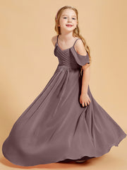 Off the Shoulder Bridesmaid Dresses for Juniors Vintage Mauve