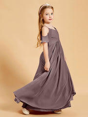 Off the Shoulder Bridesmaid Dresses for Juniors Vintage Mauve