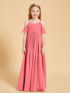 Off the Shoulder Bridesmaid Dresses for Juniors Watermelon