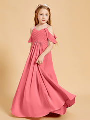 Off the Shoulder Bridesmaid Dresses for Juniors Watermelon