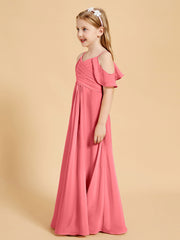 Off the Shoulder Bridesmaid Dresses for Juniors Watermelon
