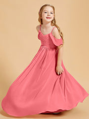 Off the Shoulder Bridesmaid Dresses for Juniors Watermelon