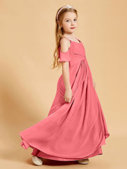 Off the Shoulder Bridesmaid Dresses for Juniors Watermelon