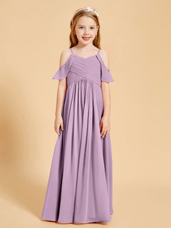 Off the Shoulder Bridesmaid Dresses for Juniors Wisteria