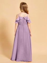 Off the Shoulder Bridesmaid Dresses for Juniors Wisteria