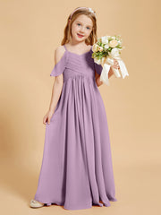 Off the Shoulder Bridesmaid Dresses for Juniors Wisteria