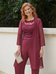 Flowy Simple 3/4-Length Sleeves Jacket Wrap Blue Plus Size