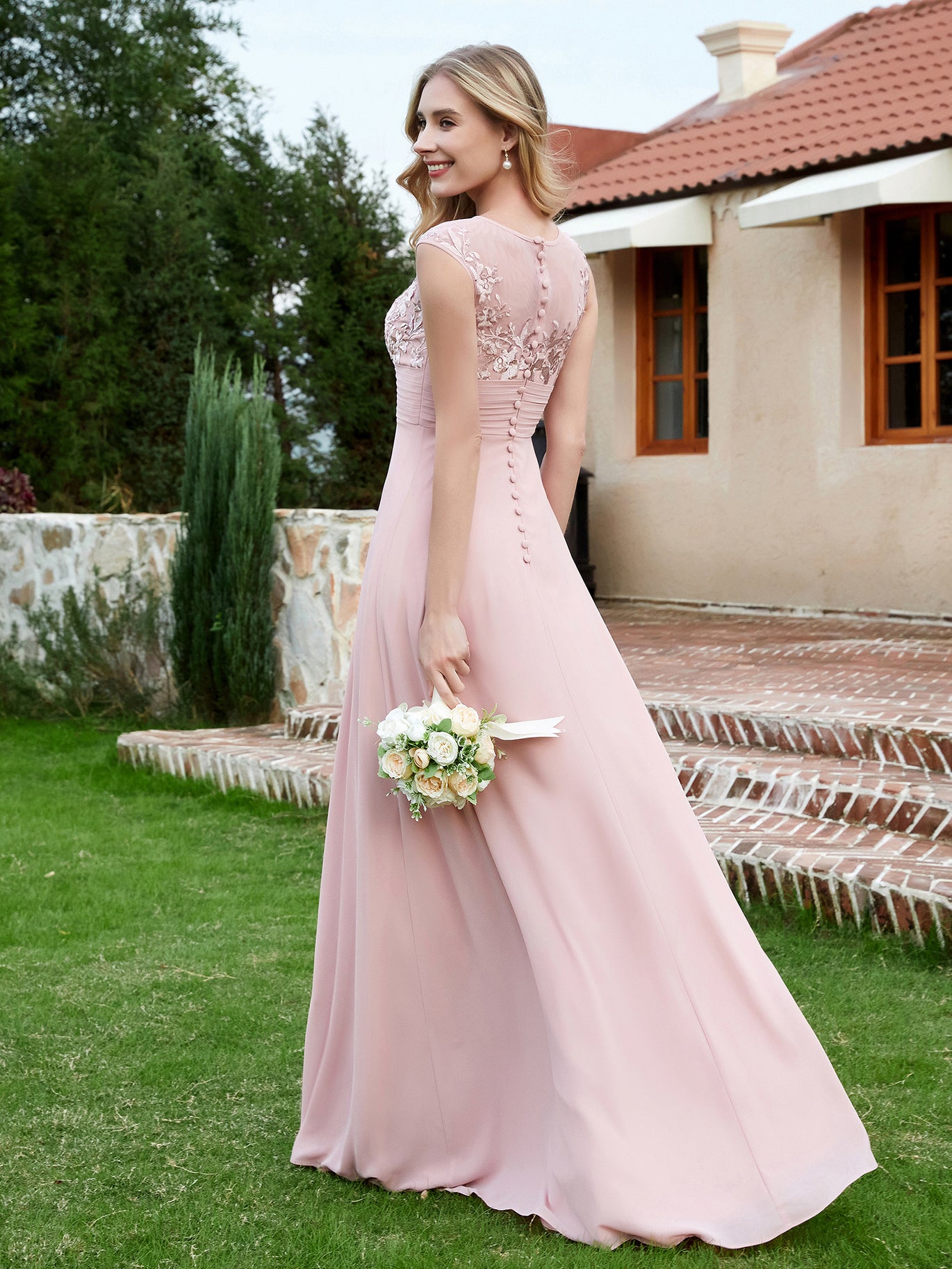 Lace Bridesmaid Dresses & Gowns | BABARONI Lace Bridesmaid Dresses & Gowns | BABARONI