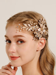 Luxury Accessories Versatile Metal Flower Hairpin