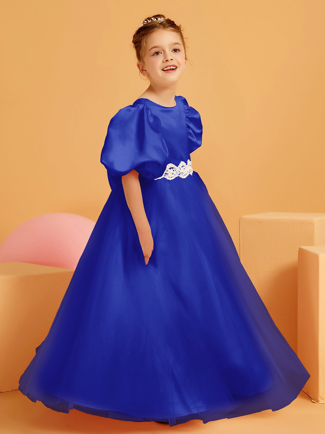 princess polly baby blue dress BABARONI Flower Girl Dress