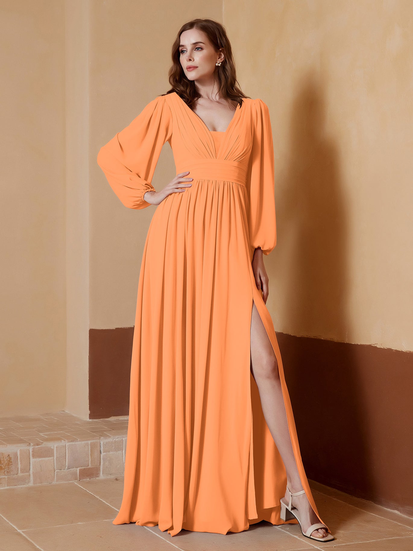 Orange Bridesmaid Dresses  BABARONI