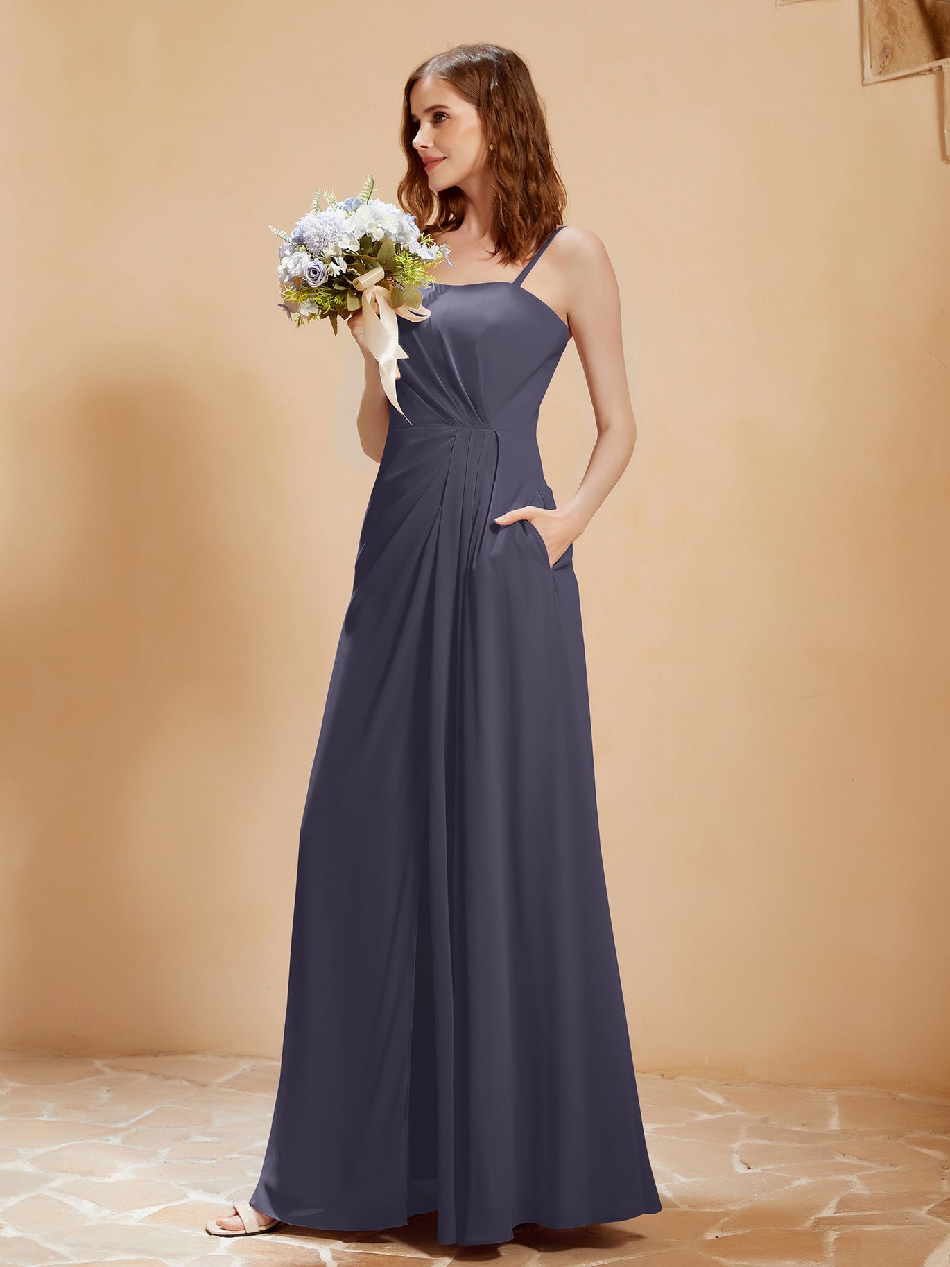Stormy Bridesmaid Dresses - Elegantly Bold Color in Various Styles BABARONI Stormy Bridesmaid Dresses - Elegantly Bold Color in Various Styles BABARONI