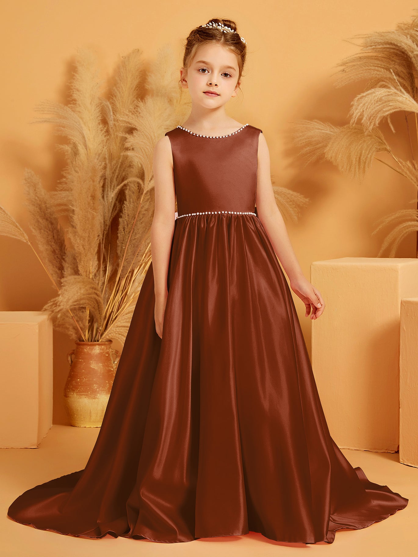 terracotta formal dress Baltic Born Womens Ramona Maxi Dress | Terracotta main image 1