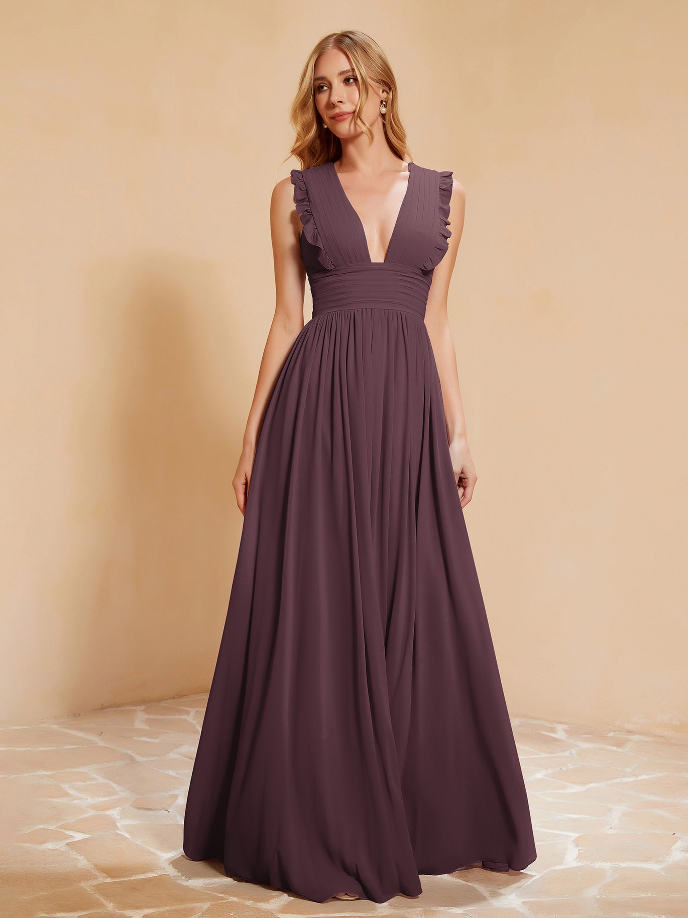Cabernet Bridesmaid Dresses - Under $100 & Free Custom Size BABARONI Cabernet Bridesmaid Dresses - Under $100 & Free Custom Size BABARONI
