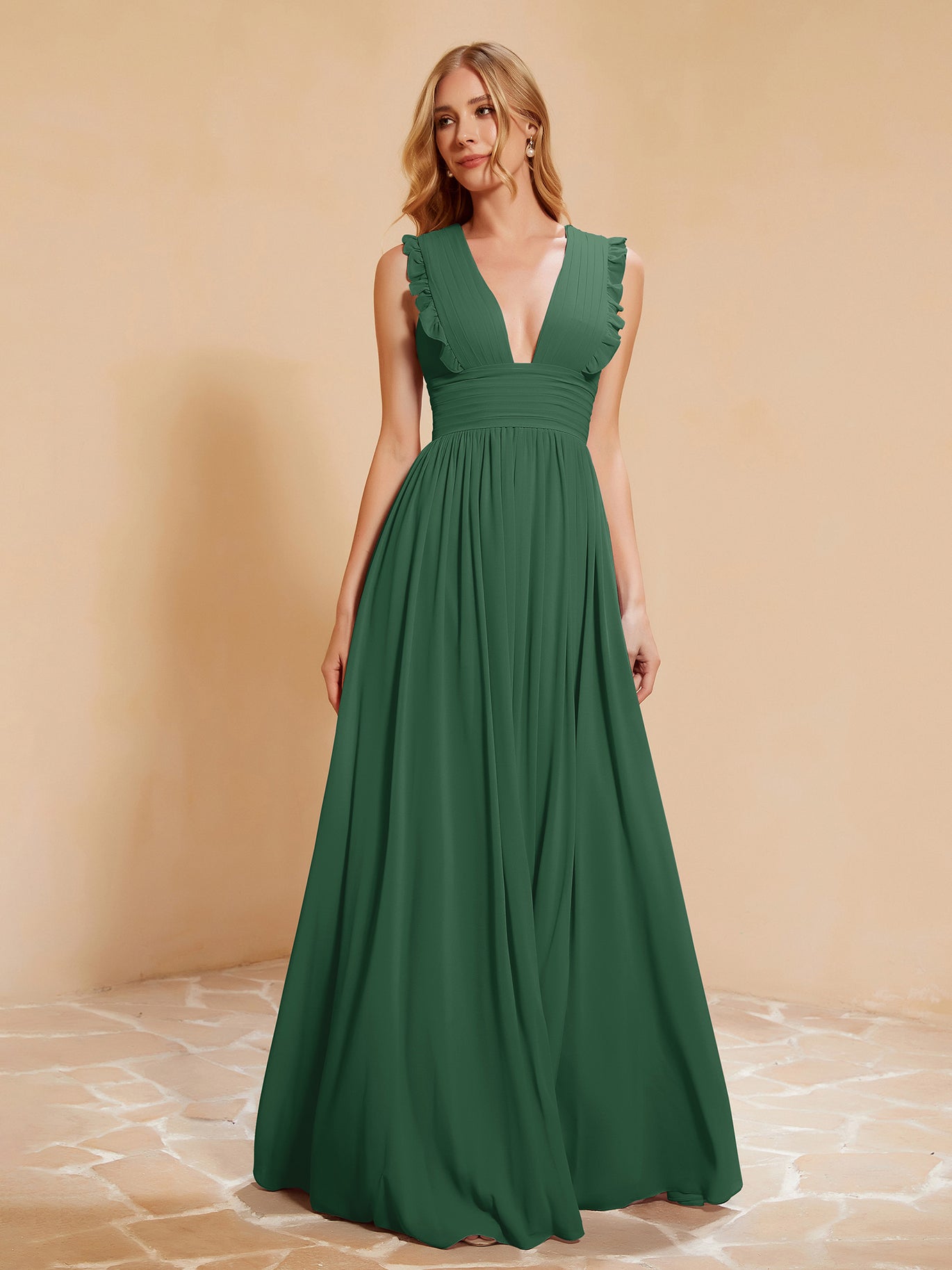 Dark Green Bridesmaid Dresses  BABARONI