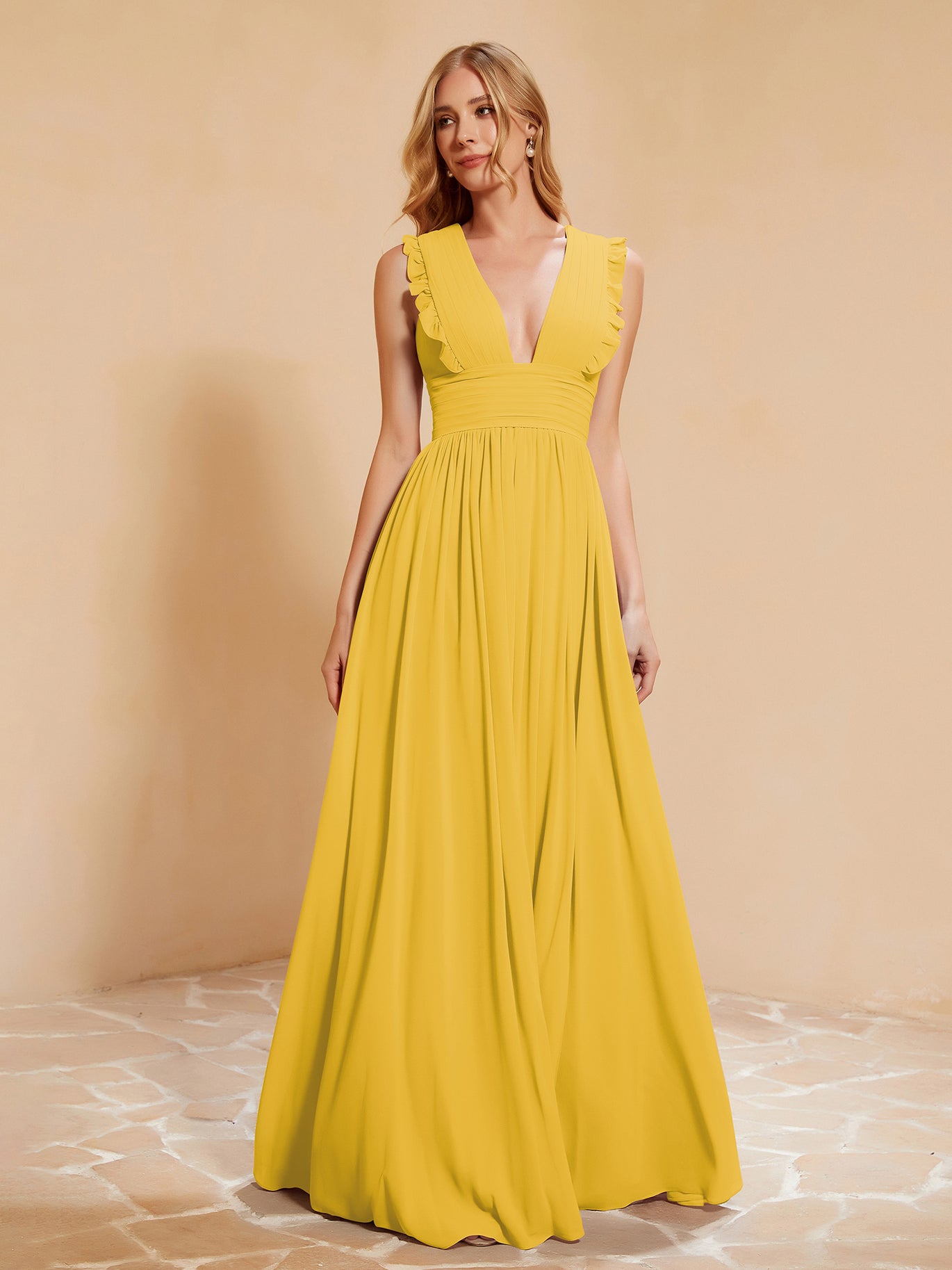 maroon floral bridesmaid dress tailor shop custom made Strapless Crinkle Chiffon Dress with Cascade –  Shenzhen Stephanie Apparel Ltd. Shenzhen Tailor main image 0