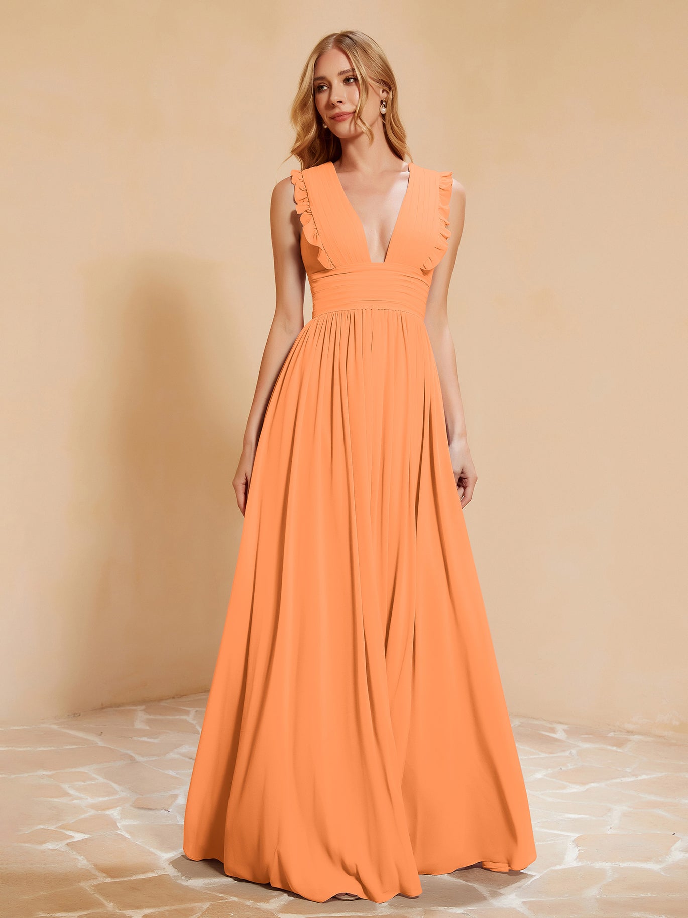 Orange Bridesmaid Dresses  BABARONI