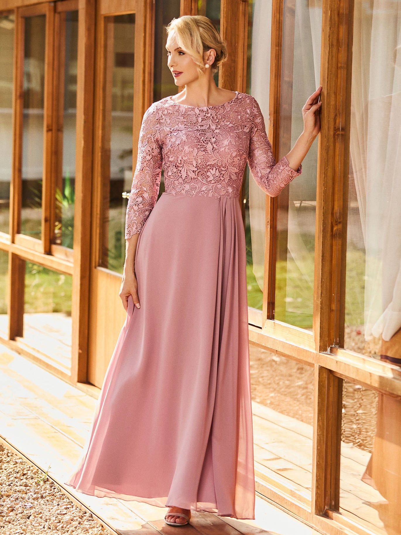 Chiffon Mother of the Bride Groom Dresses BABARONI Chiffon Mother of the Bride Groom Dresses BABARONI