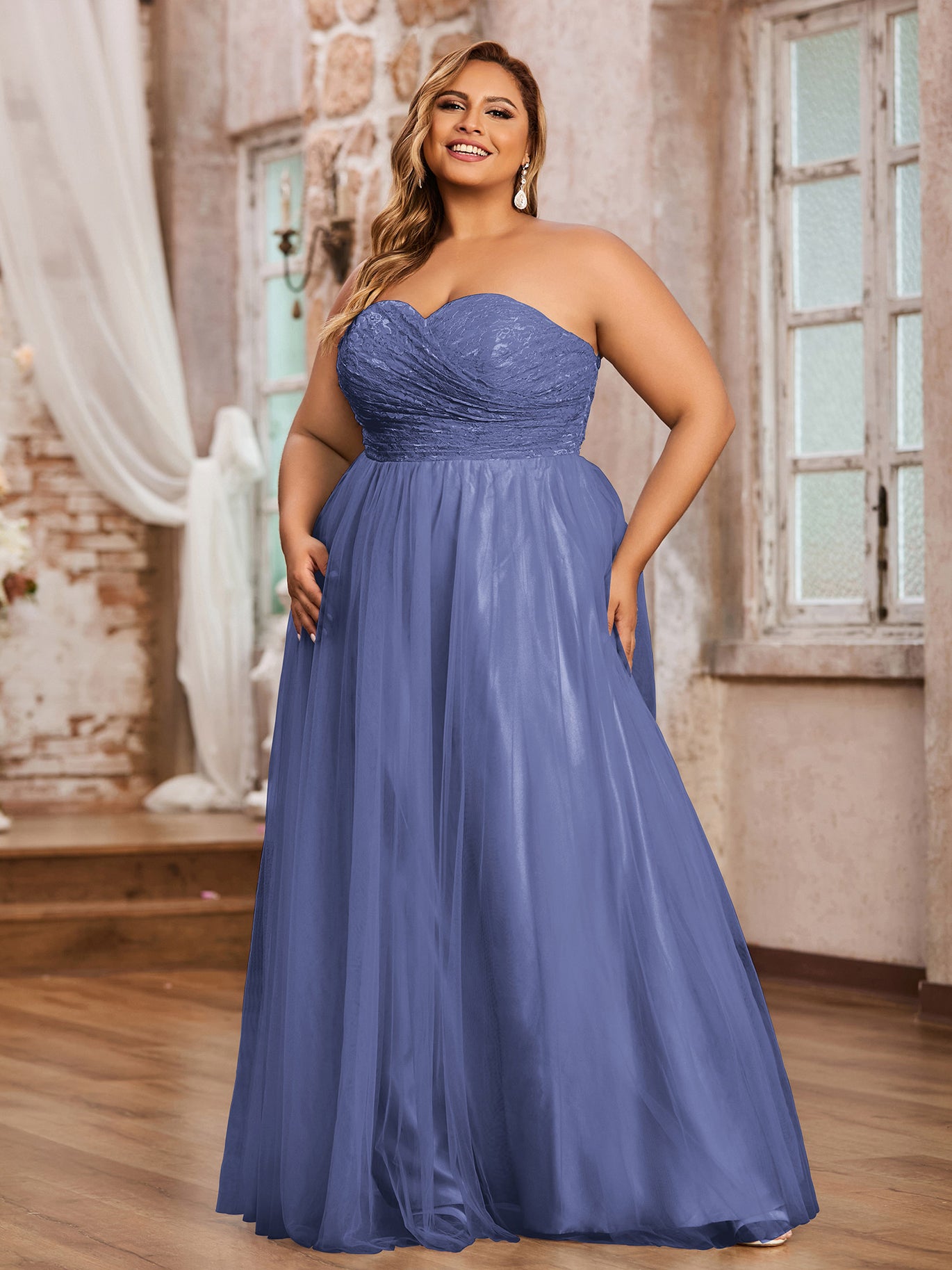 periwinkle evening dress Women's Marabella Dress (periwinkle tulle) XS main image 0